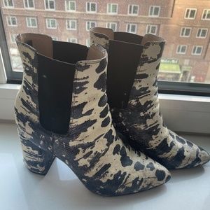 Zimmermann High Heeled Chelsea Boot, Snakeskin, 7